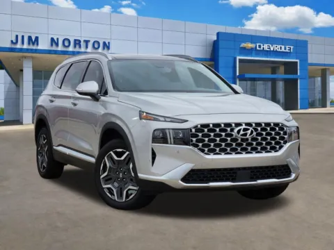 Silver 2022 Hyundai Santa Fe Hybrid Limited for sale in Broken Arrow, OK