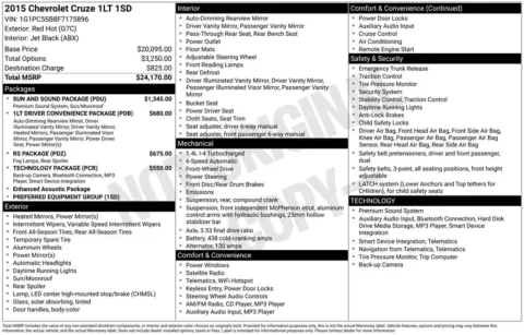 More photos of 2015 Chevrolet Cruze 1LT at Jim Norton Chevrolet, OK