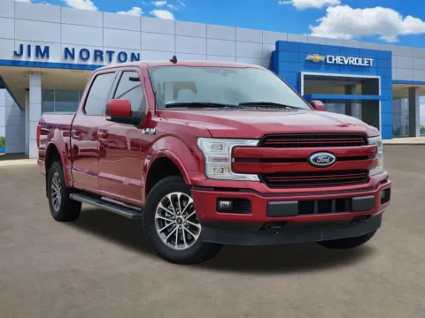 Red 2019 Ford F-150 Lariat for sale in Broken Arrow, OK