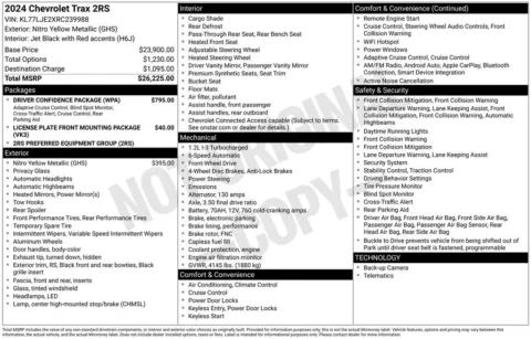 More photos of 2024 Chevrolet Trax 2RS at Jim Norton Chevrolet, OK