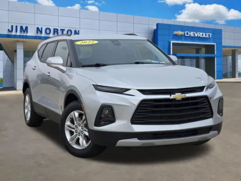 Silver 2022 Chevrolet Blazer LT for sale in Broken Arrow, OK