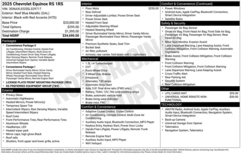 More photos of 2025 Chevrolet Equinox RS at Jim Norton Chevrolet, OK