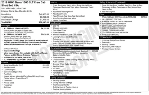 More photos of 2018 GMC Sierra 1500 SLT at Jim Norton Chevrolet, OK