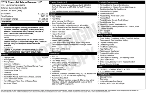 More photos of 2024 Chevrolet Tahoe Premier at Jim Norton Chevrolet, OK