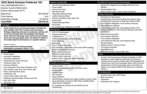 More photos of 2023 Buick Envision Preferred at Jim Norton Chevrolet, OK