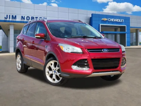 Red 2016 Ford Escape Titanium for sale in Broken Arrow, OK