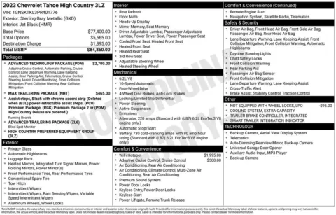 More photos of 2023 Chevrolet Tahoe High Country at Jim Norton Chevrolet, OK