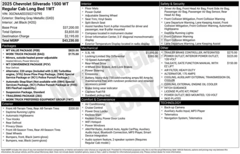 More photos of 2025 Chevrolet Silverado 1500 WT at Jim Norton Chevrolet, OK