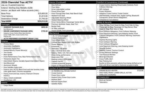 More photos of 2026 Chevrolet Trax ACTIV at Jim Norton Chevrolet, OK