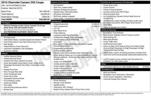 More photos of 2016 Chevrolet Camaro SS at Jim Norton Chevrolet, OK