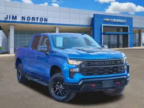 Blue 2024 Chevrolet Silverado 1500 Custom Trail Boss for sale in Broken Arrow, OK
