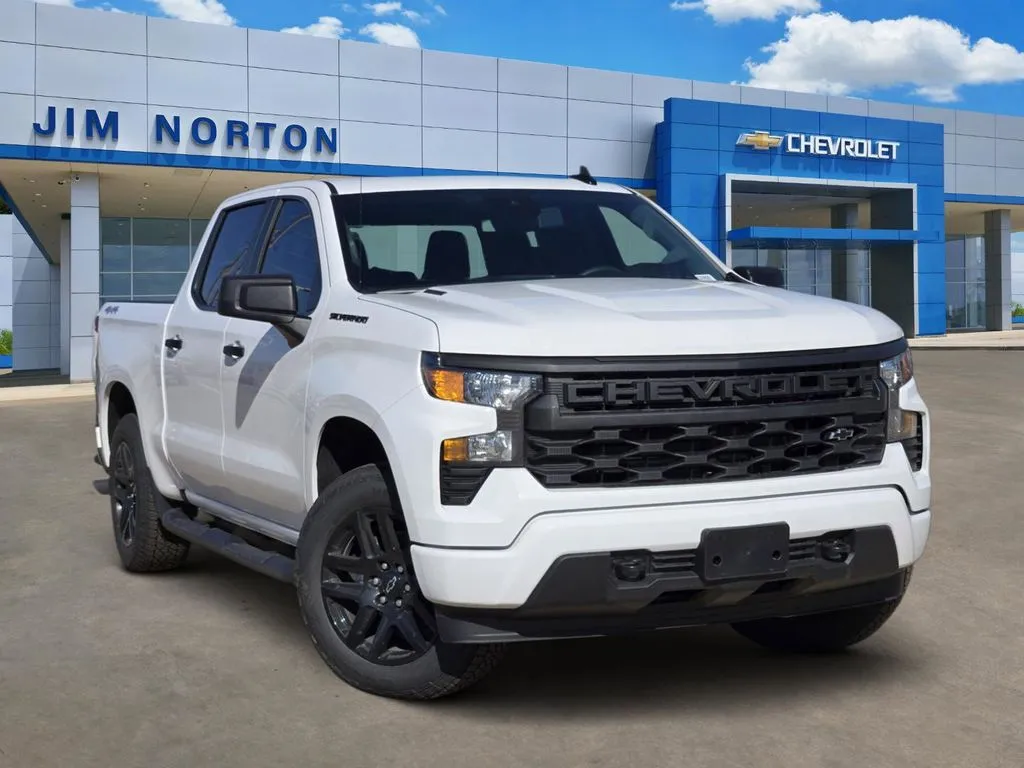 White 2026 Chevrolet Silverado 1500 Custom for sale in Broken Arrow, OK