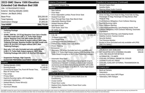 More photos of 2023 GMC Sierra 1500 Elevation at Jim Norton Chevrolet, OK