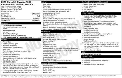 More photos of 2026 Chevrolet Silverado 1500 Custom at Jim Norton Chevrolet, OK