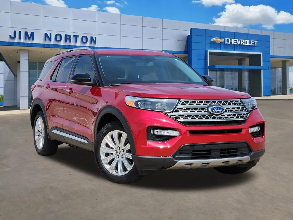Red 2024 Ford Explorer Limited for sale in Broken Arrow, OK