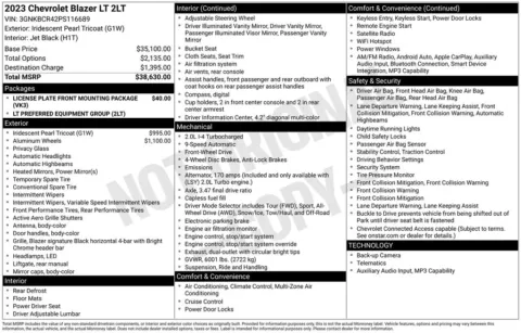 More photos of 2023 Chevrolet Blazer LT at Jim Norton Chevrolet, OK