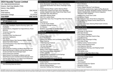 More photos of 2024 Hyundai Tucson Limited at Jim Norton Chevrolet, OK