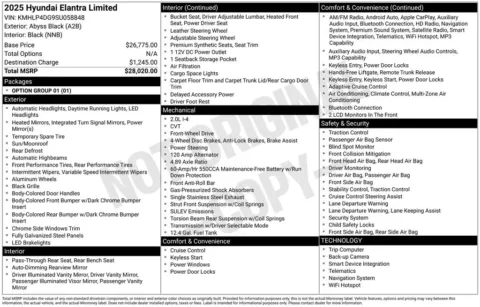 More photos of 2025 Hyundai Elantra Limited at Jim Norton Chevrolet, OK