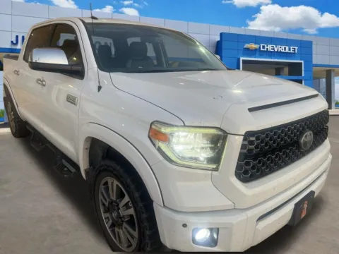 White 2019 Toyota Tundra Platinum for sale in Broken Arrow, OK