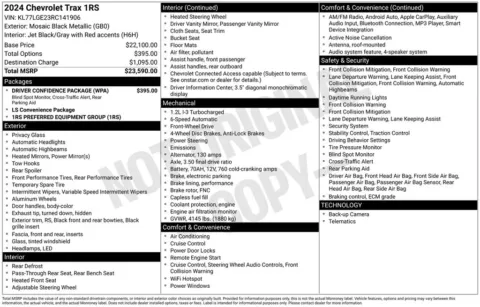 More photos of 2024 Chevrolet Trax 1RS at Jim Norton Chevrolet, OK