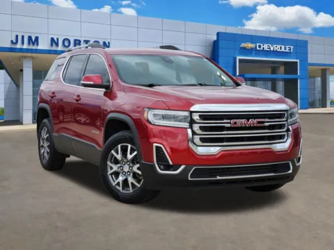 Red 2023 GMC Acadia SLT for sale in Broken Arrow, OK