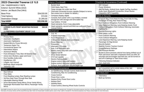 More photos of 2023 Chevrolet Traverse LS at Jim Norton Chevrolet, OK