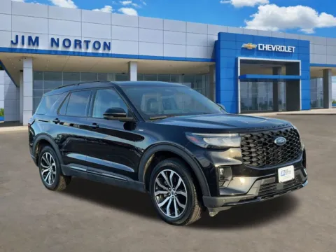 Black 2025 Ford Explorer ST-Line for sale in Broken Arrow, OK
