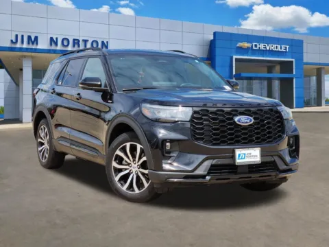 Black 2025 Ford Explorer ST-Line for sale in Broken Arrow, OK