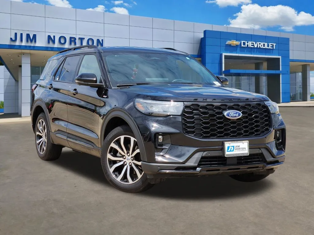 Black 2025 Ford Explorer ST-Line for sale in Broken Arrow, OK