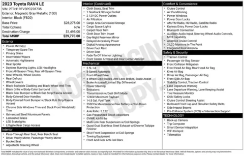 More photos of 2023 Toyota RAV4 LE at Jim Norton Chevrolet, OK