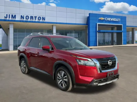 Red 2024 Nissan Pathfinder SL for sale in Broken Arrow, OK