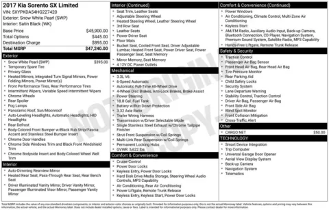 More photos of 2017 Kia Sorento SX Limited at Jim Norton Chevrolet, OK