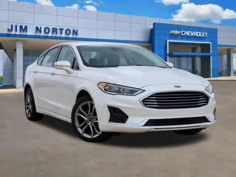 White 2019 Ford Fusion SEL for sale in Broken Arrow, OK