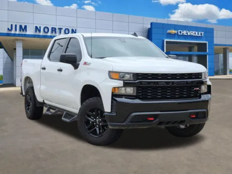 White 2022 Chevrolet Silverado 1500 LTD Custom Trail Boss for sale in Broken Arrow, OK