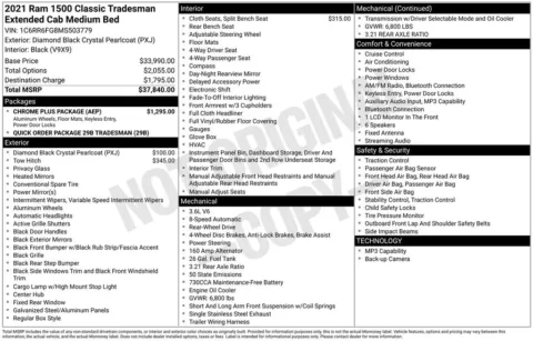 More photos of 2021 Ram 1500 Classic Tradesman at Jim Norton Chevrolet, OK