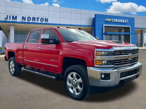 Red 2017 Chevrolet Silverado 2500HD LTZ for sale in Broken Arrow, OK
