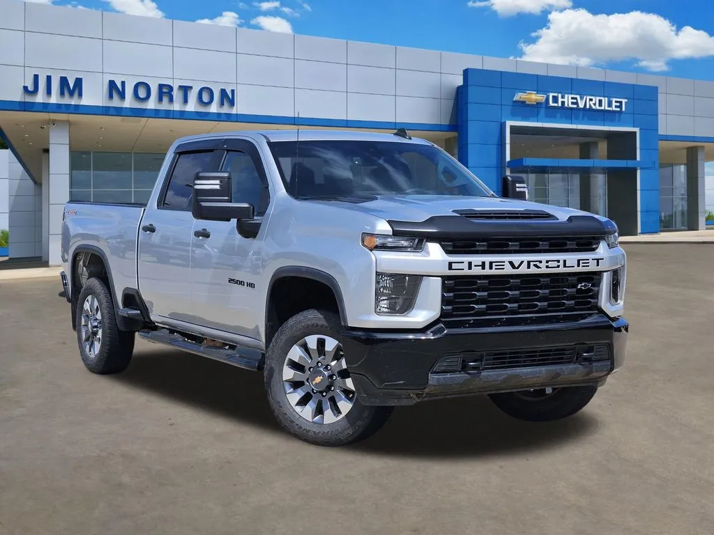 Silver 2022 Chevrolet Silverado 2500HD Custom for sale in Broken Arrow, OK