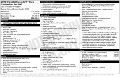 More photos of 2023 Chevrolet Colorado Work Truck at Jim Norton Chevrolet, OK