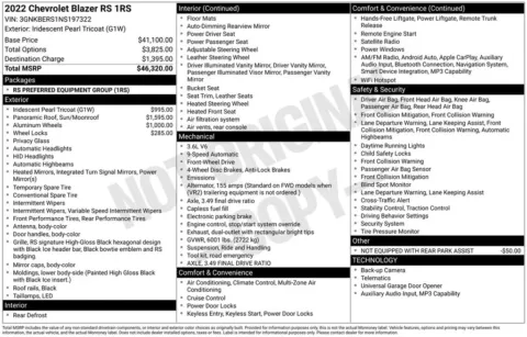 More photos of 2022 Chevrolet Blazer RS at Jim Norton Chevrolet, OK