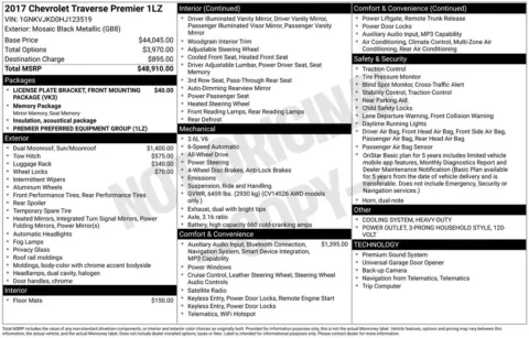 More photos of 2017 Chevrolet Traverse Premier at Jim Norton Chevrolet, OK