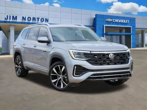 Silver 2024 Volkswagen Atlas 2.0T SEL Premium R-Line for sale in Broken Arrow, OK