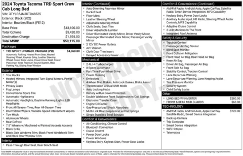 More photos of 2024 Toyota Tacoma at Jim Norton Chevrolet, OK