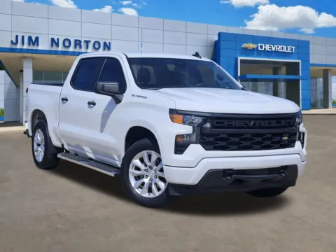 White 2022 Chevrolet Silverado 1500 Custom for sale in Broken Arrow, OK