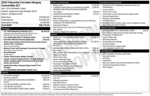 More photos of 2022 Chevrolet Corvette Stingray at Jim Norton Chevrolet, OK