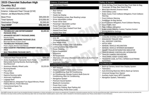 More photos of 2025 Chevrolet Suburban High Country at Jim Norton Chevrolet, OK