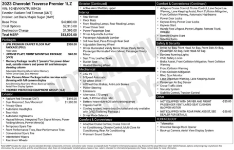 More photos of 2023 Chevrolet Traverse Premier at Jim Norton Chevrolet, OK