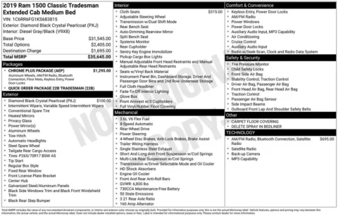 More photos of 2019 Ram 1500 Classic Tradesman at Jim Norton Chevrolet, OK