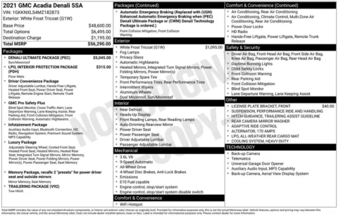 More photos of 2021 GMC Acadia Denali at Jim Norton Chevrolet, OK