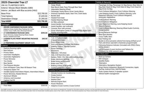 More photos of 2025 Chevrolet Trax LT at Jim Norton Chevrolet, OK