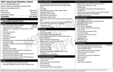 More photos of 2022 Jeep Grand Cherokee Limited at Jim Norton Chevrolet, OK